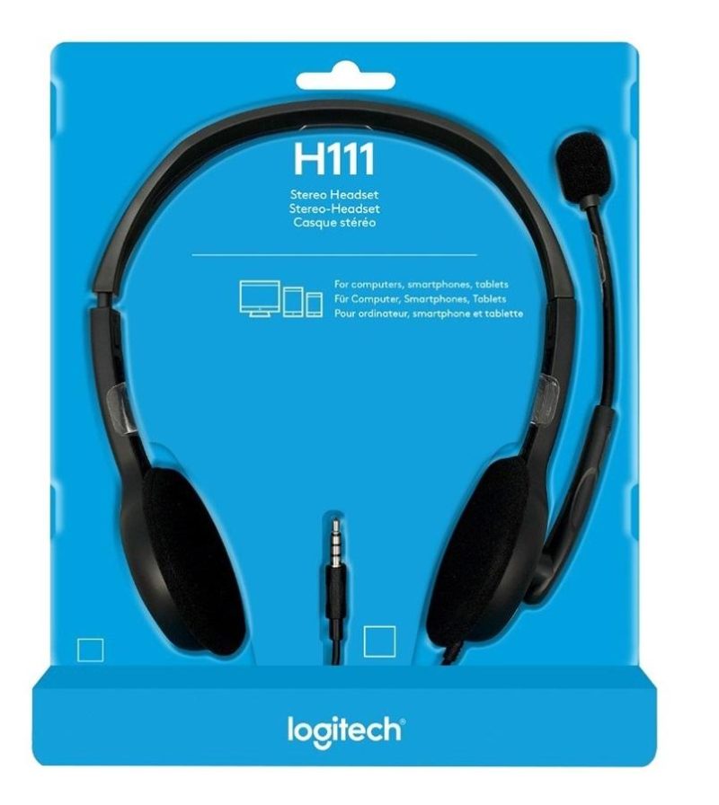 Auriculares con microfono estereo  Logitecn H111